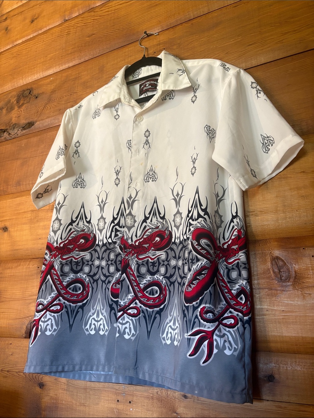 Y2K Xtreme Gear Short Sleeve Button Up